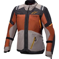 Geaca Alpinestars Andes v4 Drystar maro/portocaliu/gri