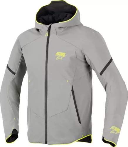 Geacă Alpinestars Aeroshell Waterproof gri/galben