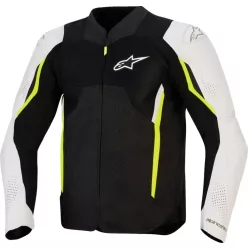 Geaca Alpinestars AST v3 Air negru/argintiu/galben fluo
