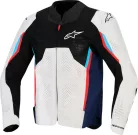 Geaca Alpinestars AST v3 Air alb/negru/albastru/rosu