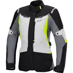 Geacă dama Alpinestars Stella ST-1 Wp gri/negru/galben fluo