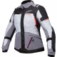 Geacă dama Alpinestars Andes v4 Drystar gri/negru/roz fluo