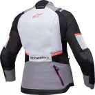 Geacă dama Alpinestars Andes v4 Drystar gri/negru/roz fluo