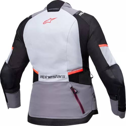 Geacă dama Alpinestars Andes v4 Drystar gri/negru/roz fluo