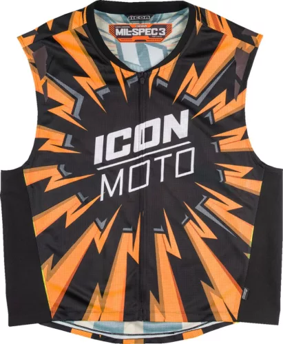 Vestă Icon Mil-Spec 3™ negru/portocaliu