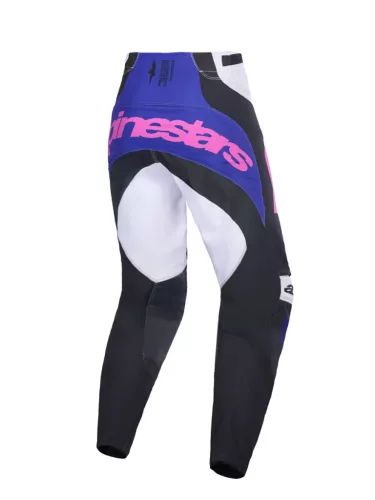 Pantaloni Cross Alpinestars Techstar Knif Blk/gy/pu 3 negru/gri/mov
