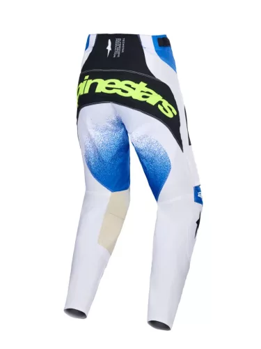 Pantaloni Cross Alpinestars Techstar Knif albastru/negru/galben