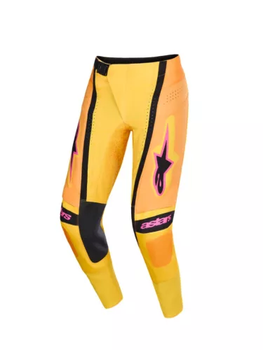 Pantaloni Cross Alpinestars Techstar Nomur portocaliu/galben/roz