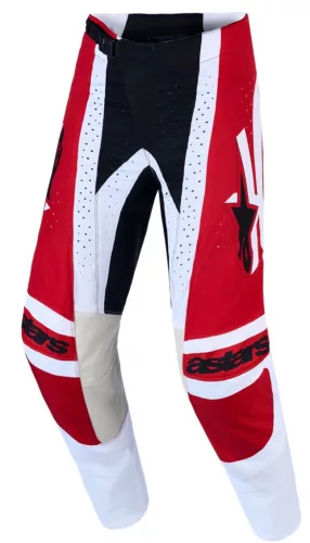 Pantaloni Cross Alpinestars Techstar Maven rosu/alb/negru
