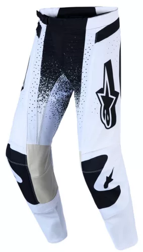 Pantaloni Cross Alpinestars Techstar Swan alb/negru