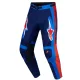 Pantaloni Cross Alpinestars Racer Hunt albastru/rosu