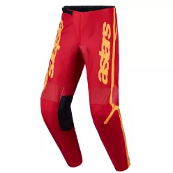 Pantaloni Cross Alpinestars Fluid Apex v2 rosu/auriu