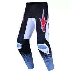   Pantaloni Cross Alpinestars Fluid Drag negru/alb/albastru/rosu