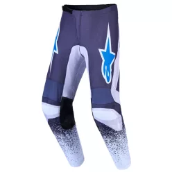 Pantaloni Cross Alpinestars Fluid Drag gri/lila/albastru