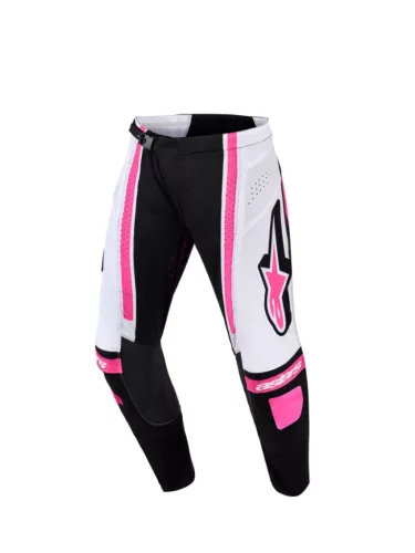 Pantaloni Cross dama Alpinestars Stella Techstar Nomur negru/alb