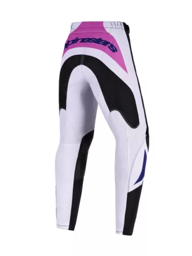 Pantaloni Cross copii Alpinestars Fluid Grid negru/gri/mov