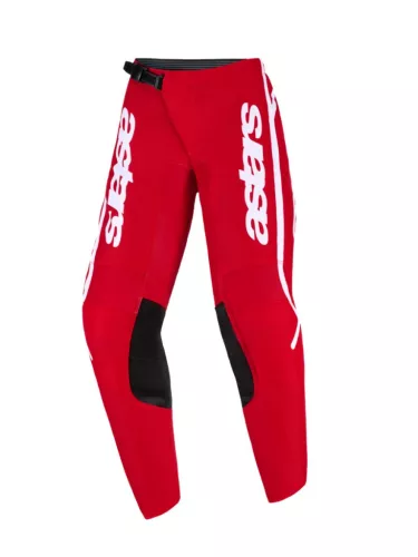 Pantaloni Cross copii Alpinestars Fluid Apex rosu/alb