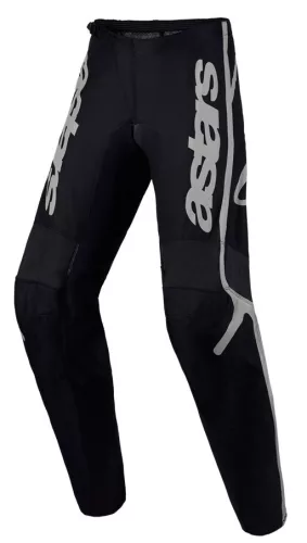 Pantaloni Cross copii Alpinestars Fluid Apex v2 negru/argintiu