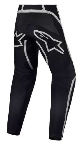 Pantaloni Cross copii Alpinestars Fluid Apex v2 negru/argintiu