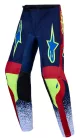 Pantaloni Cross copii Alpinestars Fluid Drag albastru/bleumarin/rosu/alb