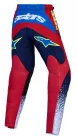 Pantaloni Cross copii Alpinestars Fluid Drag albastru/bleumarin/rosu/alb