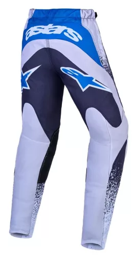 Pantaloni Cross copii Alpinestars Fluid Drag gri/lila/albastru