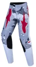 Pantaloni Cross copii Alpinestars Fluid Lone gri/camuflaj/roșu