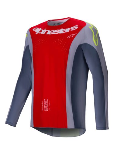 Jersey Alpinestars TECHSTAR MELT RED/GRAY