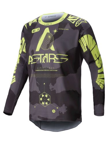 Jersey Alpinestars RACER HOLLOW CAMO/YELLO