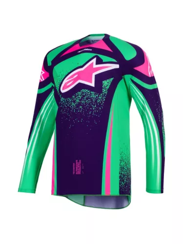 Tricou Cross Alpinestars Techstar Nomur Purp/gr/