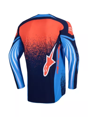 Tricou Cross Alpinestars Techstar Nomur bleumarin/portocaliu
