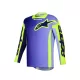 Tricou Cross Alpinestars Racer Portl mov/galben