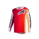 Tricou Cross Alpinestars Racer Portl rosu/gri