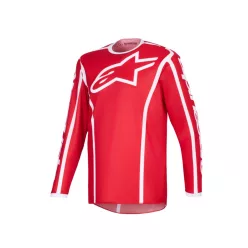 Tricou Cross Alpinestars Fluid Apex rosu/alb