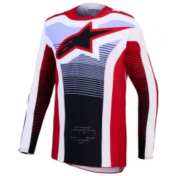 Tricou Cross Alpinestars Techstar Maven alb/negru/roșu