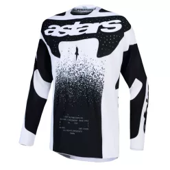 Tricou Cross Alpinestars Techstar Swan negru/alb