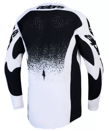 Tricou Cross Alpinestars Techstar Swan negru/alb