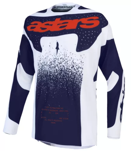Tricou Cross Alpinestars Techstar Swan mov/gri închis/lila