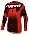 Tricou Cross Alpinestars Techstar Swan rosu/negru/alb