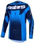Tricou Cross Alpinestars Techstar Swan albastru/alb