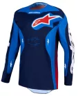 Tricou Cross Alpinestars Racer Hunt albastru/roșu