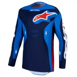 Tricou Cross Alpinestars Racer Hunt albastru/roșu