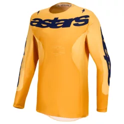Tricou Cross Alpinestars Racer Amber galben/auriu/bleumarin