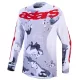 Tricou Cross Alpinestars Racer Air Lone gri/camuflaj/roșu