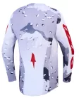 Tricou Cross Alpinestars Racer Air Lone gri/camuflaj/roșu