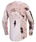Tricou Cross Alpinestars Racer Lone alb/negru/maro