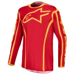 Tricou Cross Alpinestars Fluid Apex v2 rosu/auriu
