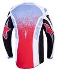 Tricou Cross Alpinestars Fluid Drag negru/albastru deschis/roșu