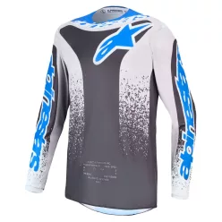 Tricou Cross Alpinestars Fluid Drag gri/lila/albastru
