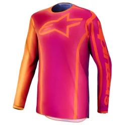 Tricou Cross Alpinestars Fluid Kepler mov/portocaliu